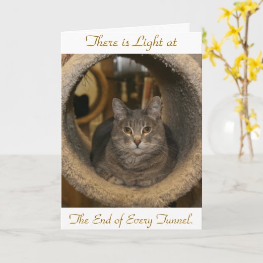 Er zijn Licht bij, het Eind van Elk T… Kaart (Gele Bloem)