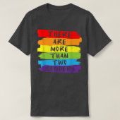 Er zijn meer dan twee Genders LGBTQ T-shirt (Design voorkant)