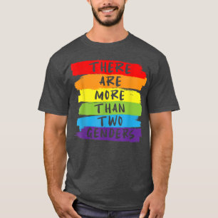 Er zijn meer dan twee Genders LGBTQ T-shirt