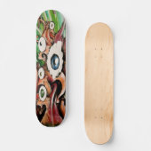Er zijn meer ogen op je! persoonlijk skateboard (Voorkant)