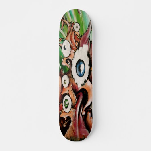 Er zijn meer ogen op je! persoonlijk skateboard (Voorkant)