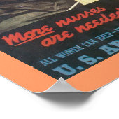 Er zijn meer verpleegsters nodig! poster (Hoek)