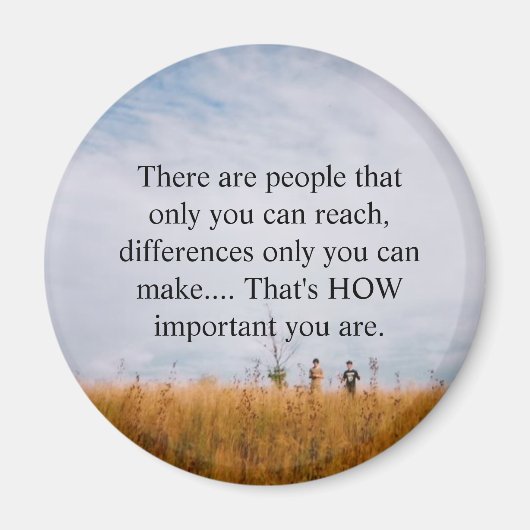 Er zijn mensen die alleen jij kan... magneet (Voorkant)