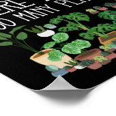Er zijn niet te veel Planten Poster (Hoek)