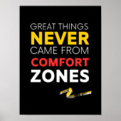 Er zijn nooit geweldige dingen uit het Poster COMF (Voorkant)