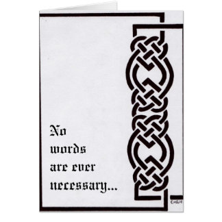 Er zijn nooit woorden nodig...