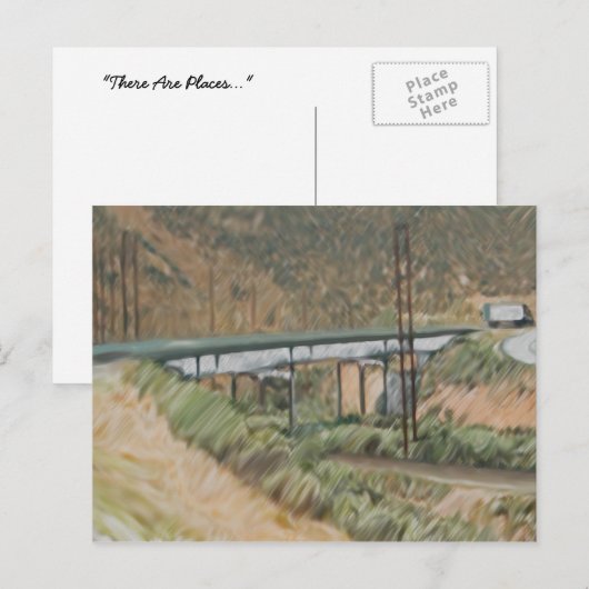 Er zijn plaatsen... briefkaart (Voorkant / Achterkant)