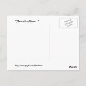 Er zijn plaatsen... briefkaart (Achterkant)