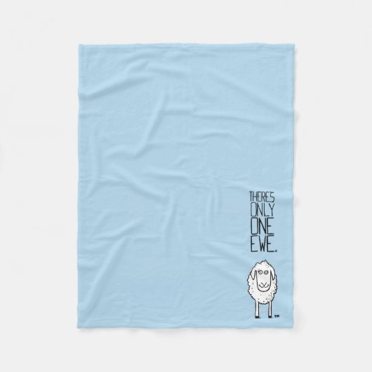 Er zijn slechts Één Ewe™ Fleece Deken (Voorkant)