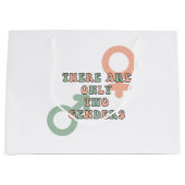 Er zijn slechts twee genders groot cadeauzakje (Voorkant)