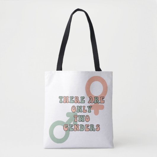 Er zijn slechts twee genders tote bag (Voorkant)