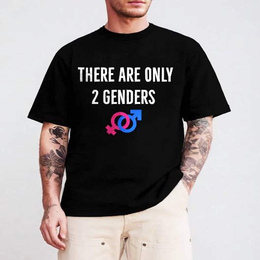 Er zijn slechts twee geslachten t-shirt