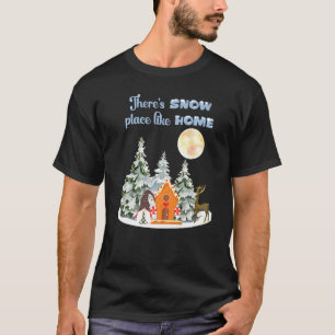 Er zijn sneeuwruimtes als home gnome Wintry Shower T-shirt