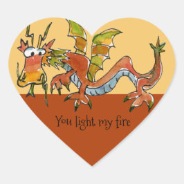 Er zijn tekenen hart sticker