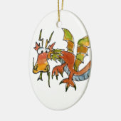 Er zijn tekenen keramisch ornament (Links)