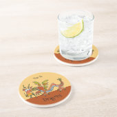 Er zijn tekenen zandsteen onderzetter (Zijkant)