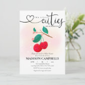 Er zijn twee kleine coupures op weg naar Cherry. Kaart (Staand voorkant)