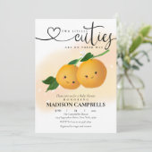 Er zijn twee kleine coupures op weg naar de uitnod kaart (Staand voorkant)