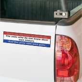 Er zijn twee soorten Amerikanen Bumpersticker (Op Truck)