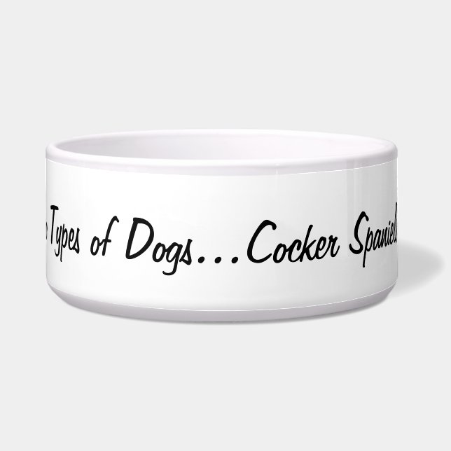 Er zijn twee soorten honden.. voerbakje (Voorkant)