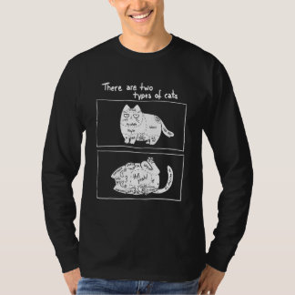Er zijn twee soorten katten Kattenlogica Aanraakz T-shirt