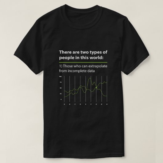 Er zijn twee soorten mensen in deze wereld die t-shirt (Design voorkant)