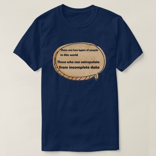 Er zijn twee soorten mensen in deze wereld die t-shirt (Design voorkant)