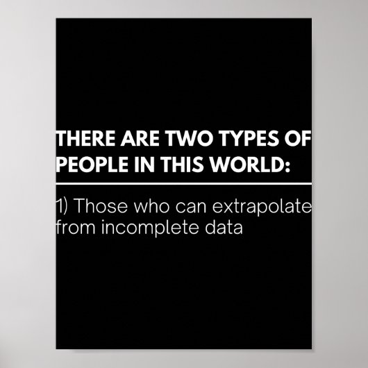 Er zijn twee SOORTEN mensen in deze wereld: Poster (Voorkant)