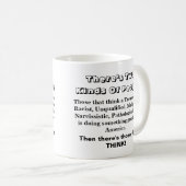 Er zijn twee soorten mensen.... koffiemok (Voorkant rechts)