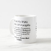 Er zijn twee soorten mensen.... koffiemok (Voorkant links)