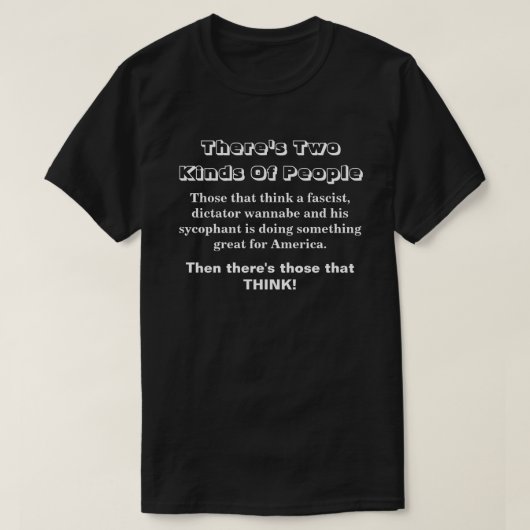 Er zijn twee soorten mensen.... t-shirt (Design voorkant)