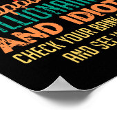 Er zijn twee soorten Trump-aanhangers Poster (Hoek)