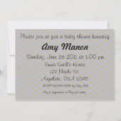 Er zijn tweelingen op weg naar baby shower kaart (Achterkant)