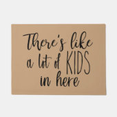 Er zijn veel Kinderen in Doormat Deurmat (Voorkant)