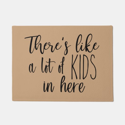Er zijn veel Kinderen in Doormat Deurmat (Voorkant)