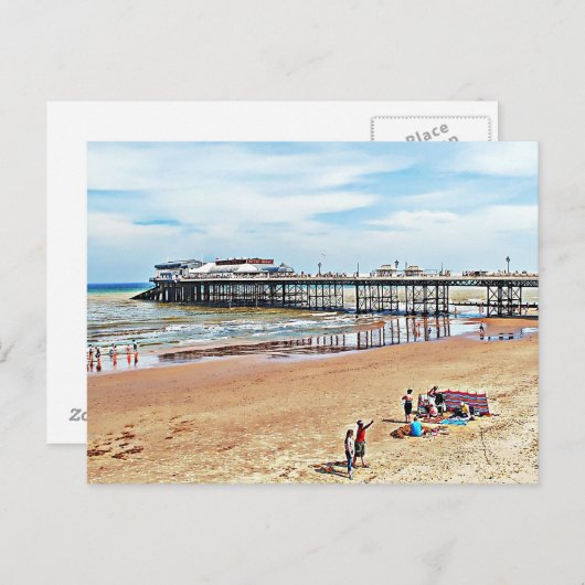 Er zijn verslagen van een pijler in rug Cromer Briefkaart (Voorkant / Achterkant)