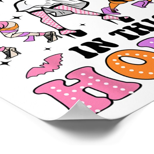 Er zijn wat gruwelen in dit huis, Funny Ghost Hall Poster (Hoek)