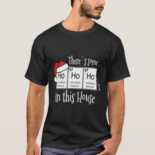 Er zijn wat Ho`s in dit huis grappige kerst SC T-shirt (Voorkant)