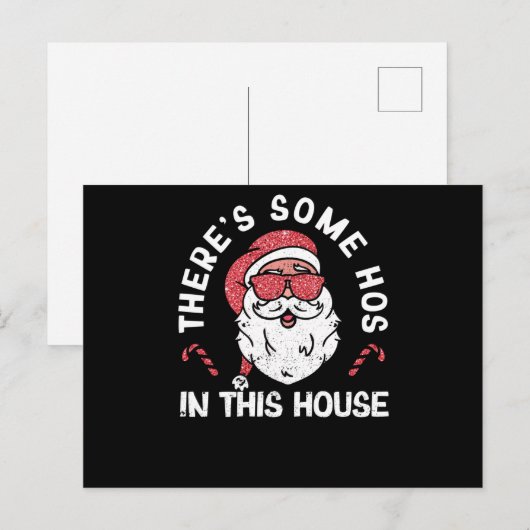 Er zijn wat hoeren in dit huis. briefkaart (Voorkant / Achterkant)