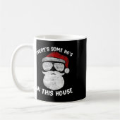 Er zijn wat Ho's Ho's in dit huis Grappige Kerstma Koffiemok (Links)