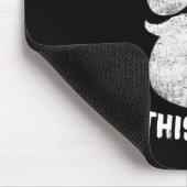 Er zijn wat Ho's Ho's in dit huis Grappige Kerstma Muismat (Hoek)