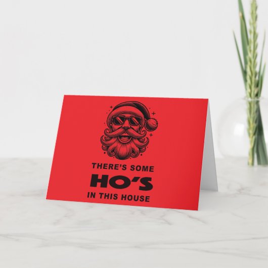 Er zijn wat Ho's in dit huis Bedankkaart (Voorkant)