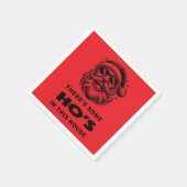 Er zijn wat Ho's in dit huis Servet (Hoek)