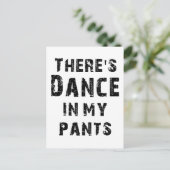 Er zit Dance in mijn pants Briefkaart (Staand voorkant)