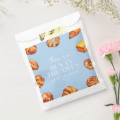 Er zit een broodje in het ovenbrood Baby shower Bedankzakje (Gezegeld)