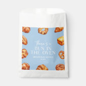 Er zit een broodje in het ovenbrood Baby shower Bedankzakje (Voorkant)