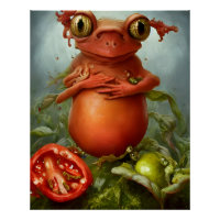 Er zit een creatie in mijn salade