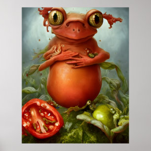 Er zit een creatie in mijn salade poster