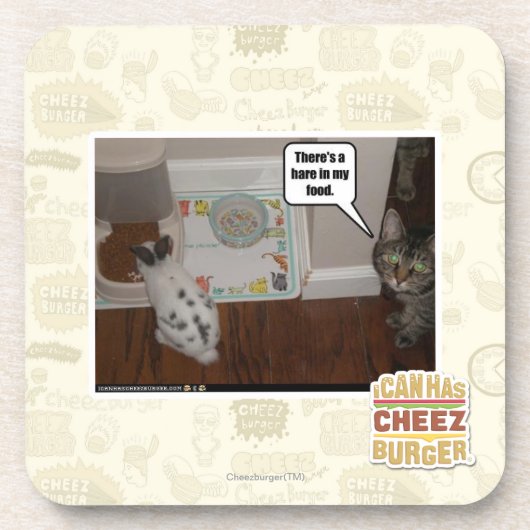 Er zit een haring in mijn eten. onderzetter (Voorkant)