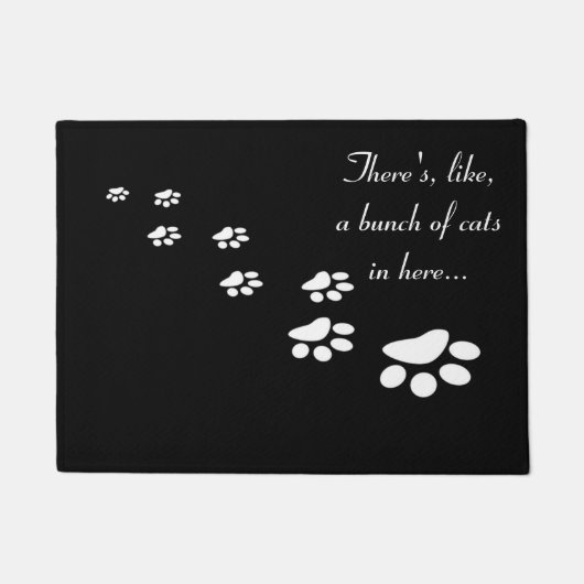 Er zit een hoop katten in... deurmat (Voorkant)